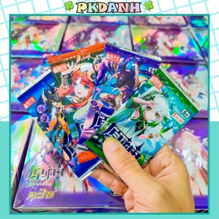 Set 6 ảnh thẻ anime nhân phẩm game Genshin Impact card gacha