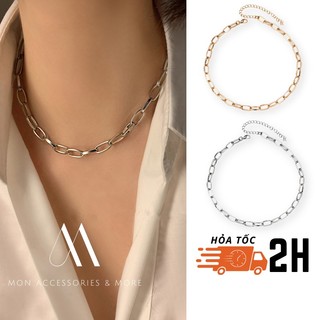 Chocker | vòng cổ mon.sg dây xích, cổ điển cao cấp ck 65