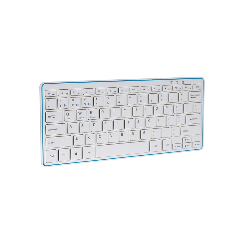 Bàn Phím Bluetooth Không Dây Siêu Mỏng 78 Phím Cho Điện Thoại Di Động / Máy Tính Bảng / Laptop