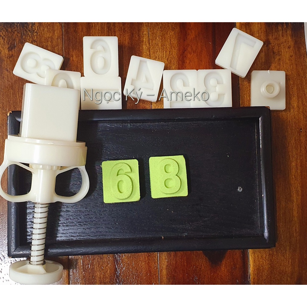 NQ35-04 - KHUÔN LÒ XO BÁNH TRUNG THU / BÁNH DỨA  SỐ 0-8 30G - 8 MẶT