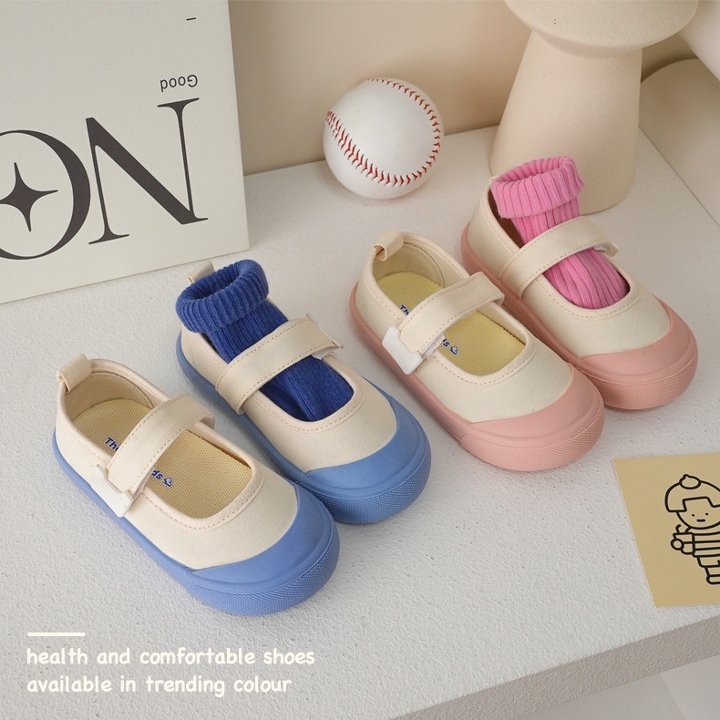 Giày Vải Canvas Thiết Kế Mới Thời Trang Mùa Xuân Dành Cho Bé Pine260