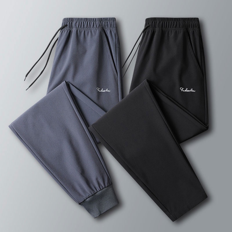 Quần Dài Thể Thao Dáng Rộng Mau Khô Thời Trang Cho Nam