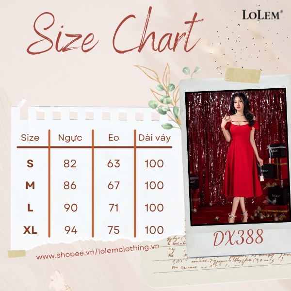 Đầm xòe dự tiệc LOLEM DX388 cổ thuyền vải tăm Nhật