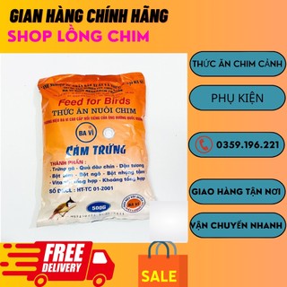 Cám trứng Ba Vì cao cấp giá rẻ 500g dùng chung cho các loại chim - Cám chim Ba Vì dinh dưỡng cho chim