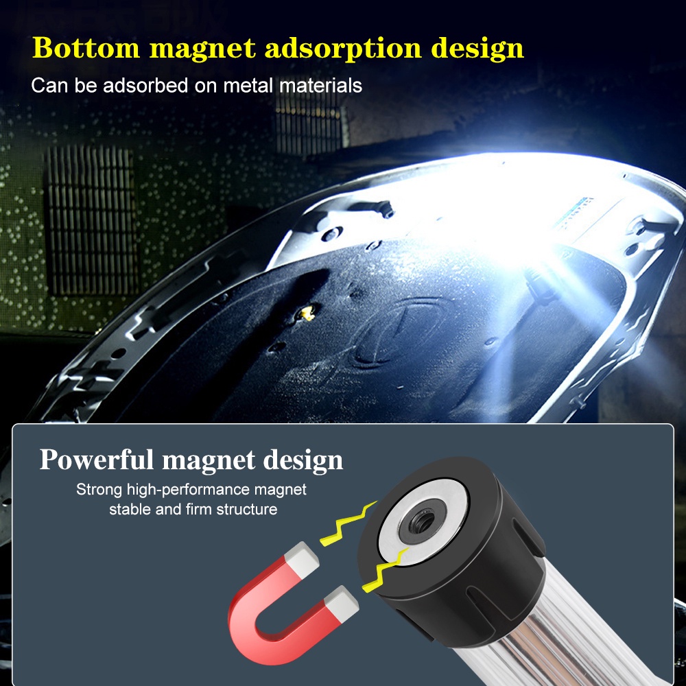 Đèn led Cắm Trại Sạc usb 4 Chế Độ Sáng Chống Thấm Nước