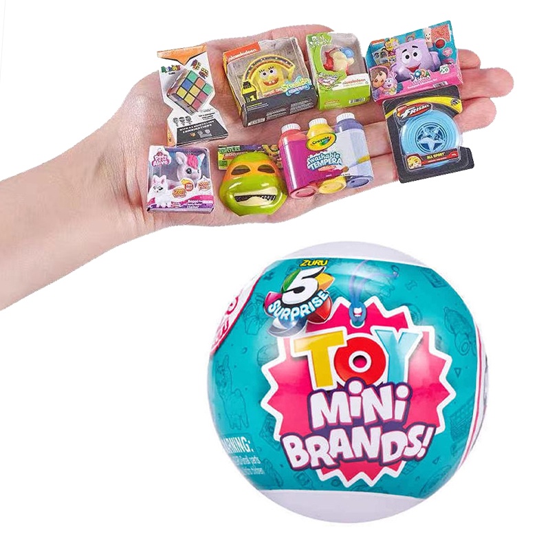 COD 5-Surprise Mini Brands 5 Surprise Toy Mini Brands Sưu Tầm Viên Nang Đồ Chơi Mô Hình Anime Quà Tặng Sinh Nhật Bất Ngờ Cho Trẻ Em