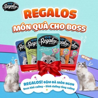 Pate Regalos cho mèo mọi lứa tuổi đủ hương vị 70g