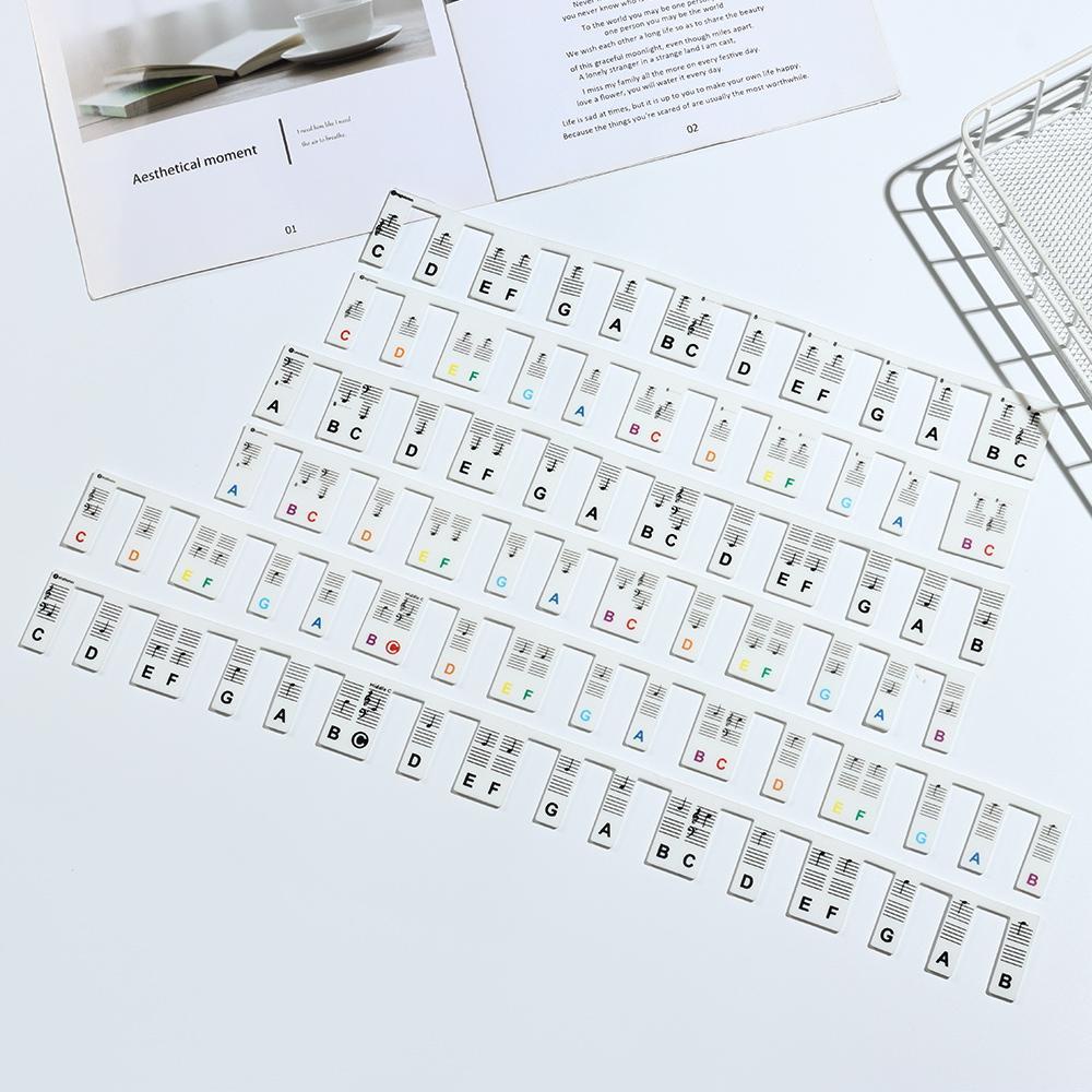 Miếng Dán Đàn Piano Silicone 88 Phím Có Thể Tái Sử Dụng