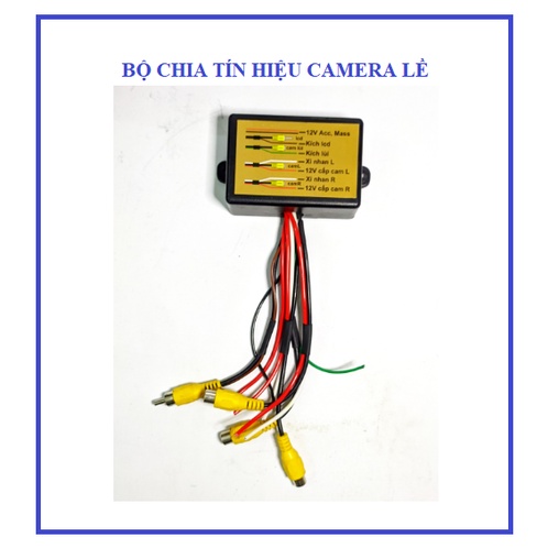 Bộ chia cam lề, màn hình ô tô, camera lùi