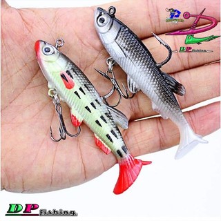 Mồi câu cá giả bằng nhựa mềm , mồi giả lure cá lóc, chẽm 90mm/14g - m001