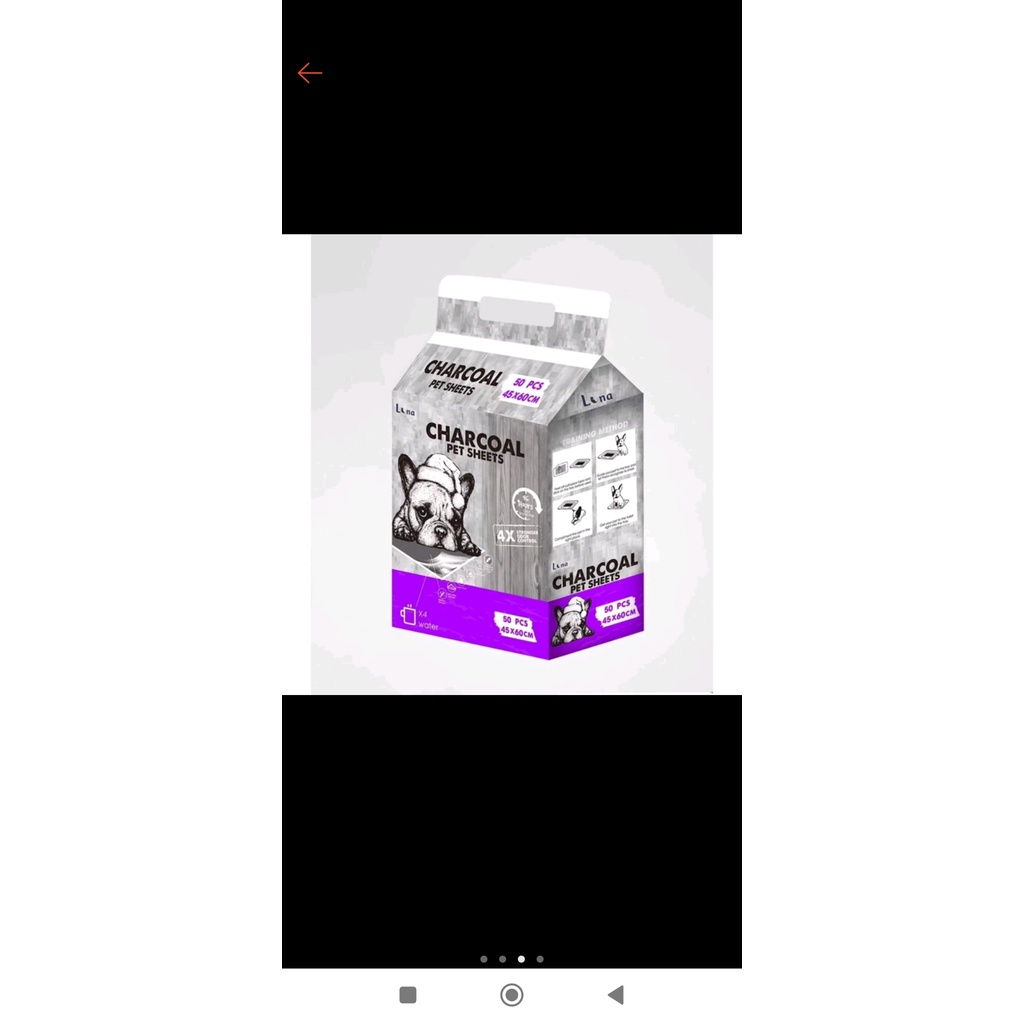 LÓT THAN HOẠT TÍNH CHARCOAL MÙI NHO CHO THÚ CƯNG