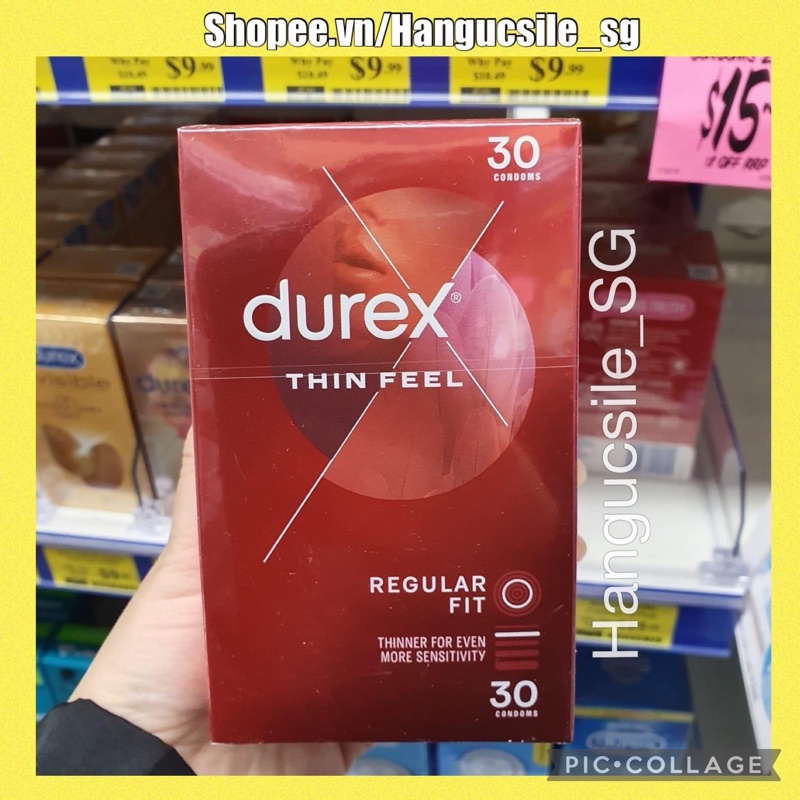 Bao Cao Su Durex Úc hộp 30 cái