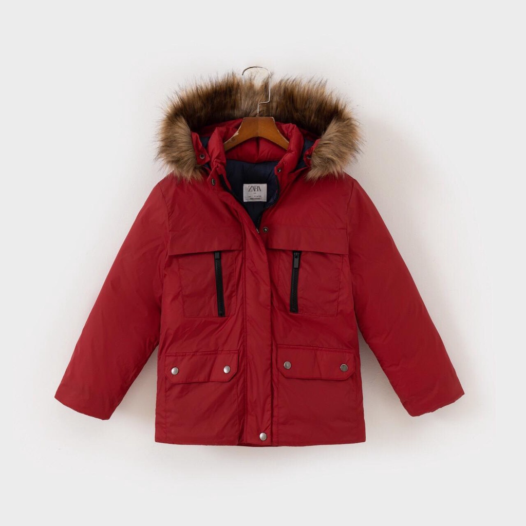 Áo khoác phao Zara bé trai xuất dư Size 7-14 tuổi
