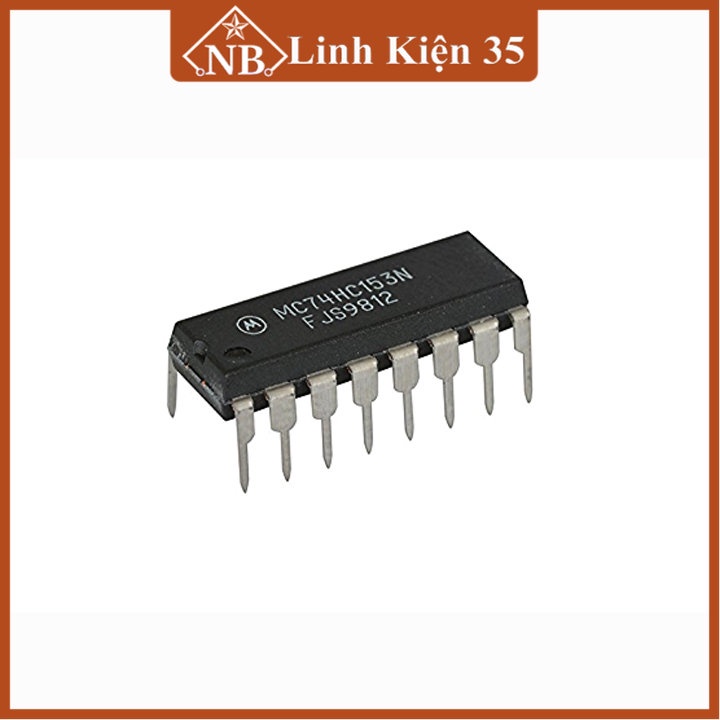 Chíp linh kiện 74HC153 chân cắm DIP16 Dual 4-Input Multiplexer