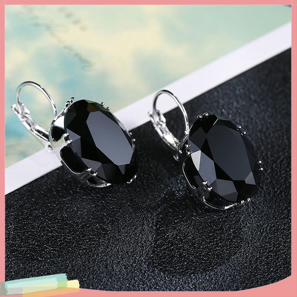 Hoa tai đính đá zircon thời trang trẻ trung dành cho nữ