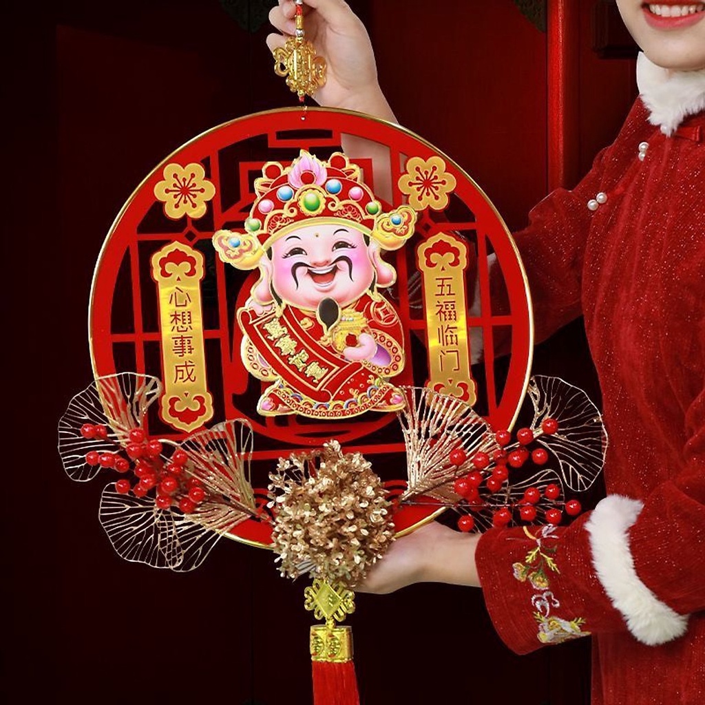 Tượng Thần Tài Lắc Đầu Gọi Tài Lộc, Thần Tài Tết Cầu May Mắn, Tài Lộc. Đồ trang trí Thần Tài Tết Nhiều màu sắc