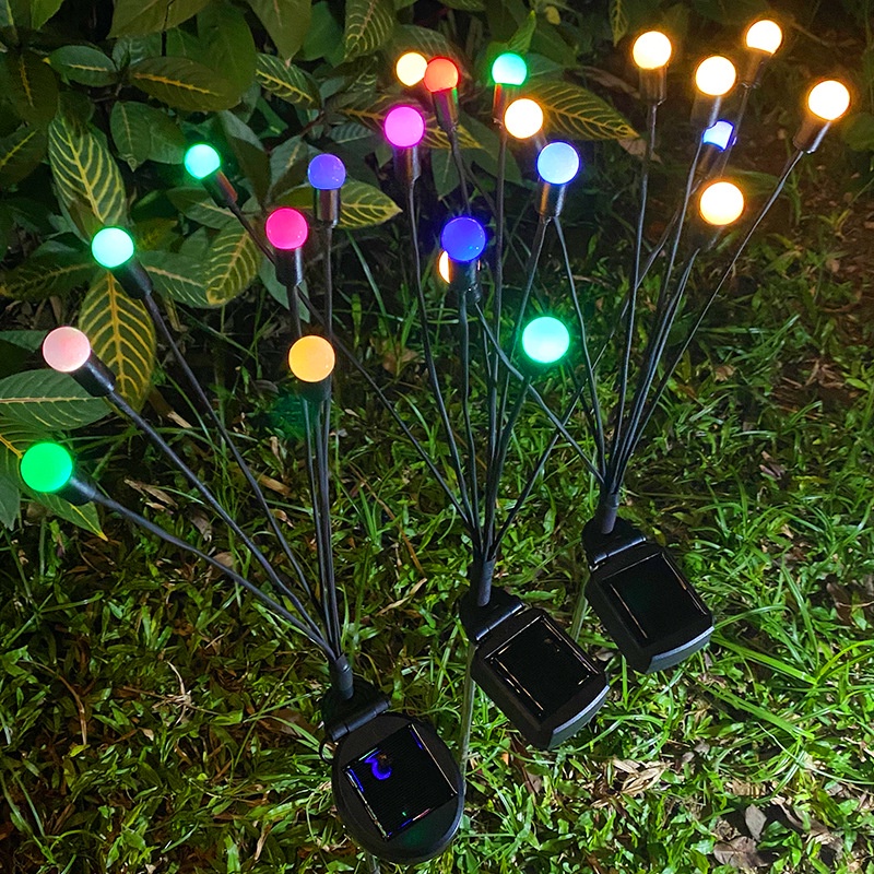 Đèn Lối Đi RGB Sử Dụng Năng Lượng Mặt Trời Trang Trí Sân Vườn JP5