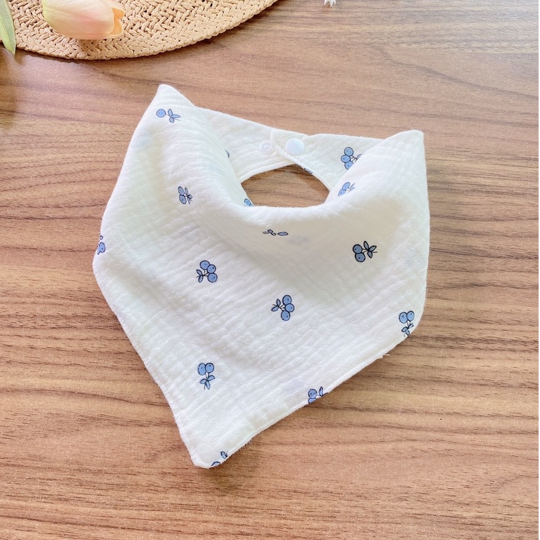 Yếm tam giác, yếm xô muslin, yếm dãi, khăn ăn dặm cho bé thoáng mát, thấm hút cực nhanh