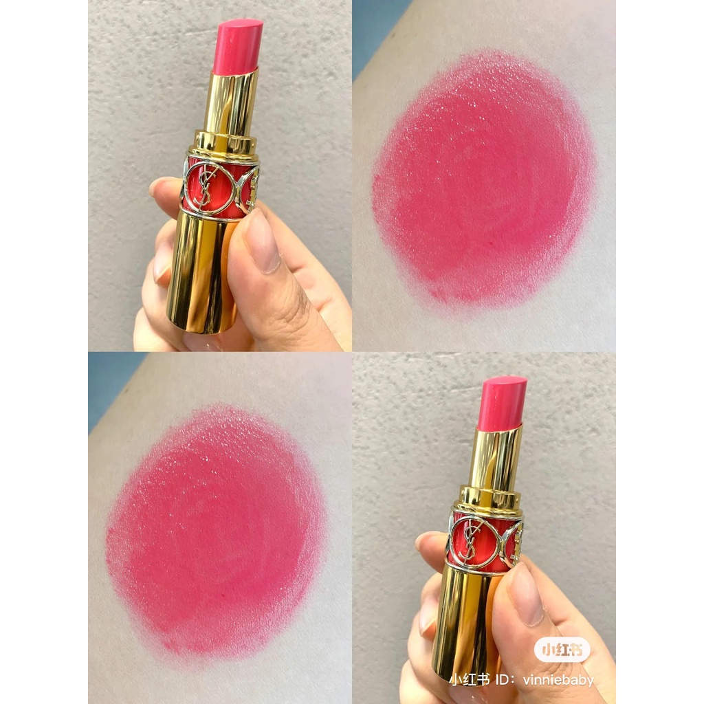 YSL SHINE 49 - Tone hồng cánh sen nhẹ nhàng, tự nhiên