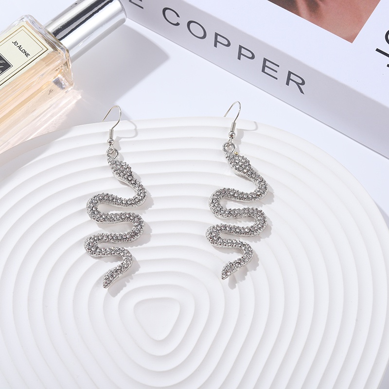 Hoa Tai Hình Rắn Dáng Dài Thời Trang Sang Trọng Cho Nữ