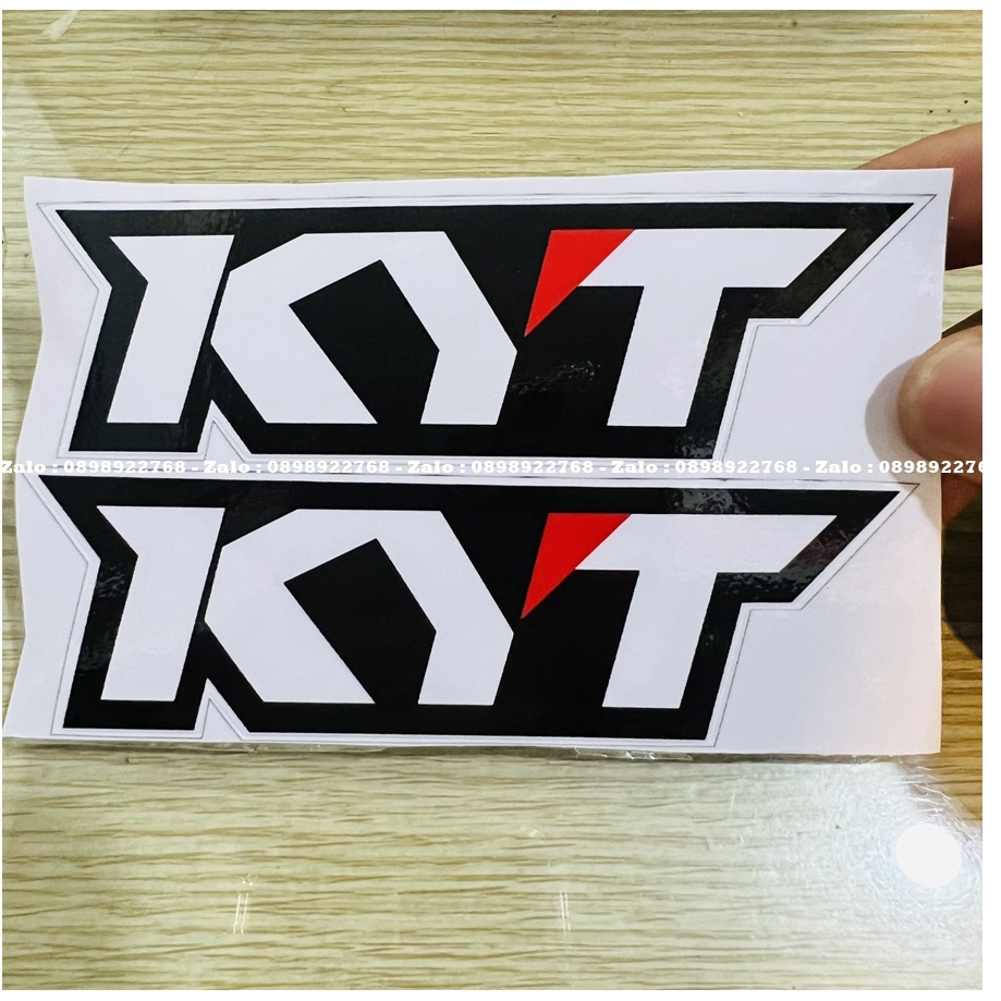 Tem decal KYT dán nón mũ bảo hiểm trang trí