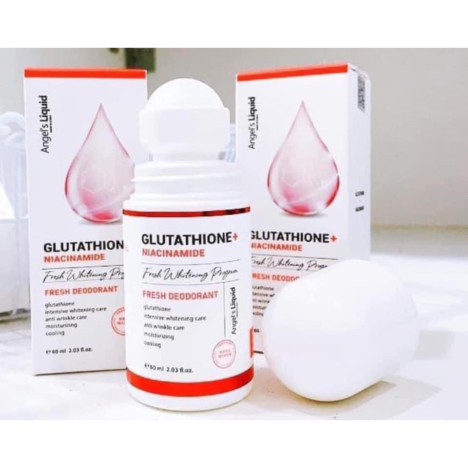 Lăn nách Glutathione, Lăn khử mùi Glutathione mờ thâm dưỡng trắng 60ml chính hãng
