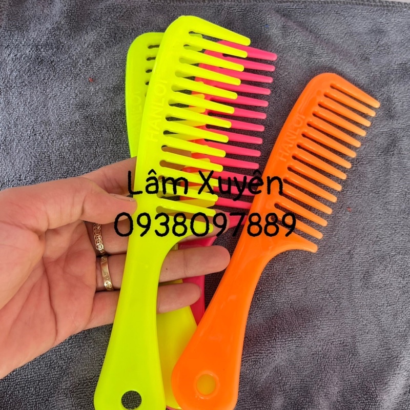 Lược thưa, lược đá chải tóc uốn 🔥GIÁ RẺ🔥 nhựa dẽo cao cấp, không mùi hôi, có bán sỉ, màu ngẫu nhiên