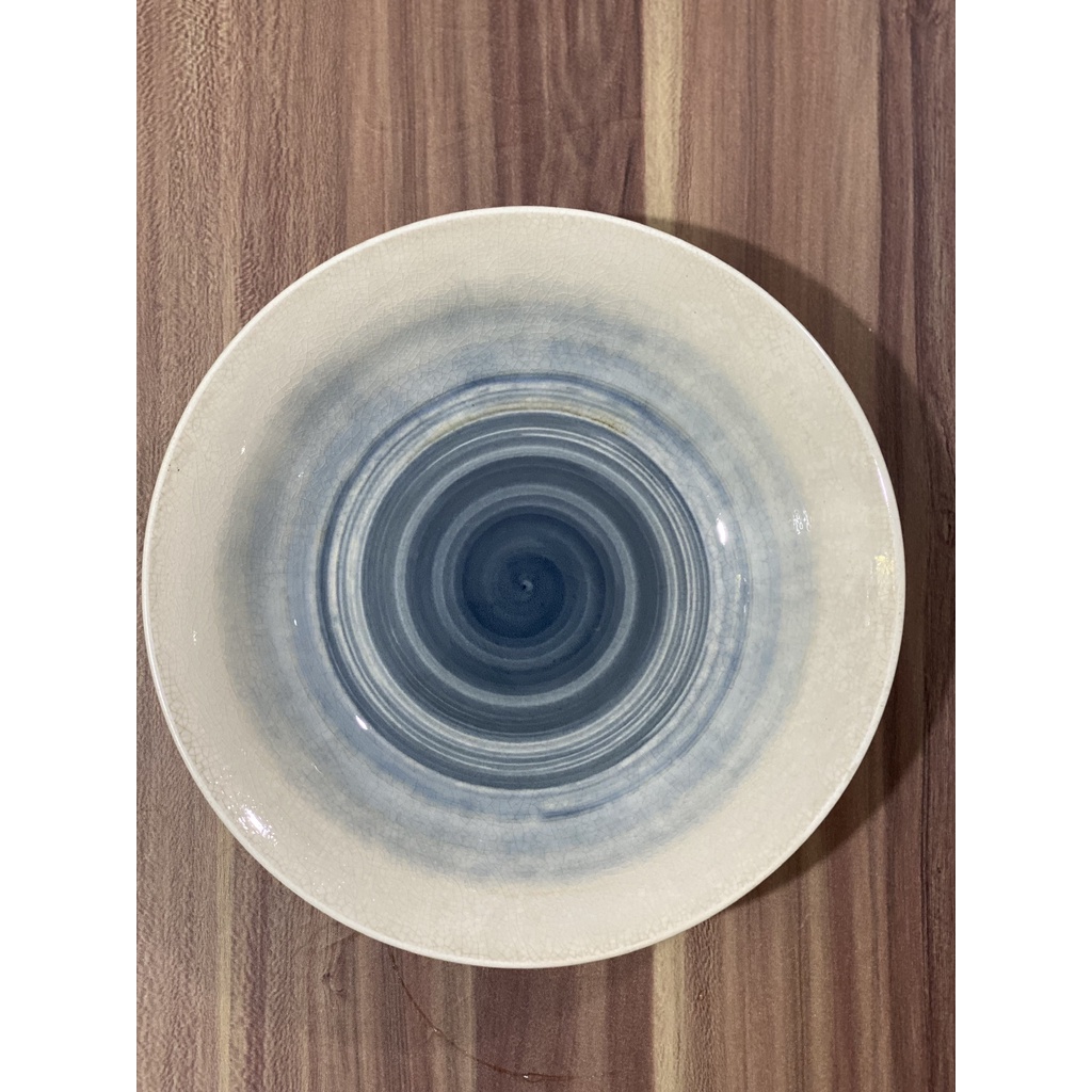 Đĩa tròn phong cách Nhật Bản, nhiều size - đĩa sứ trang trí đồ ăn đẹp từ 22cm - 28cm