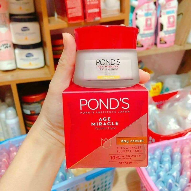 Kem Dưỡng Trắng Da Chống Lão Hóa PONDS Age Miracle Thái Lan ( 10g/ 45g )