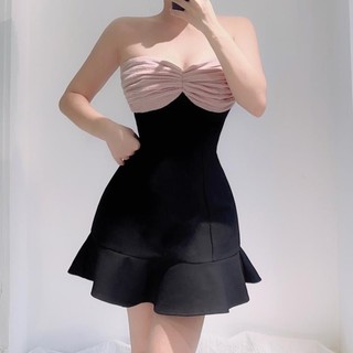 Đầm ống đuôi cá cúp ngực ôm body, đầm thiết kế cực xinh babydoll