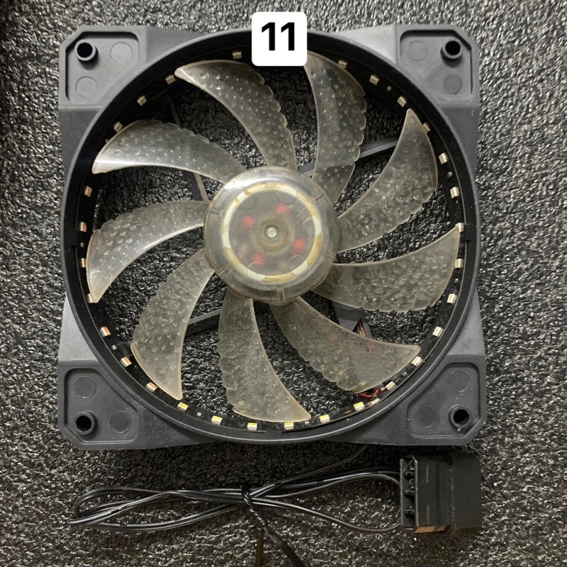 Quạt tản nhiệt có đèn LED 12cm cũ tháo máy