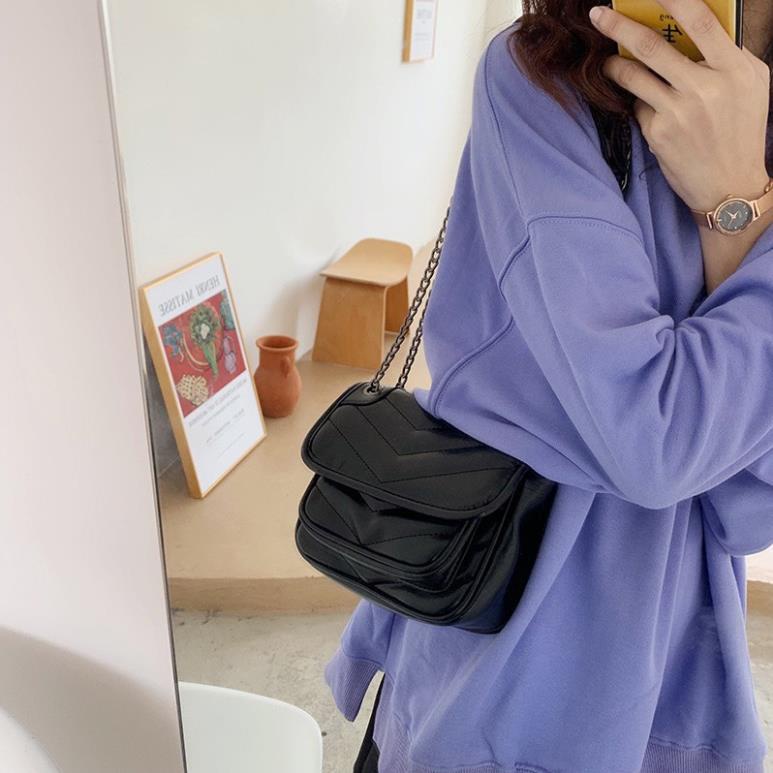 Túi Xách Nữ Da Gân Phong Cách Hàn Quốc Siêu Hot !