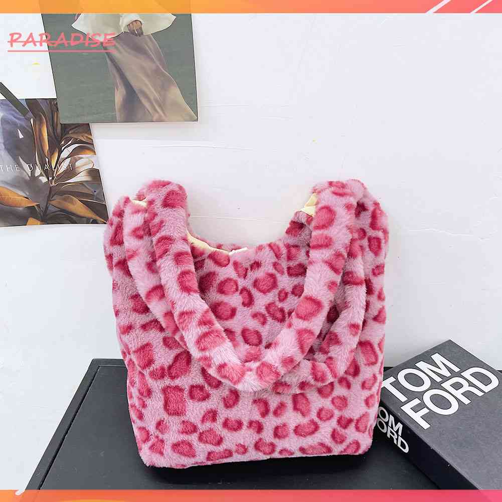 Mới Túi Tote Đeo Vai Mùa Đông In Họa Tiết Hoa & Động Vật Thời Trang Cho Nữ