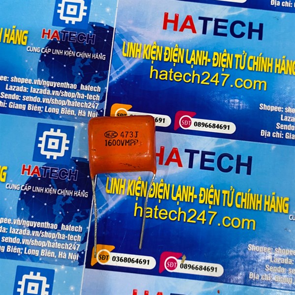 Tụ CBB 1600V 473J 47nF 0.047uF 20mm