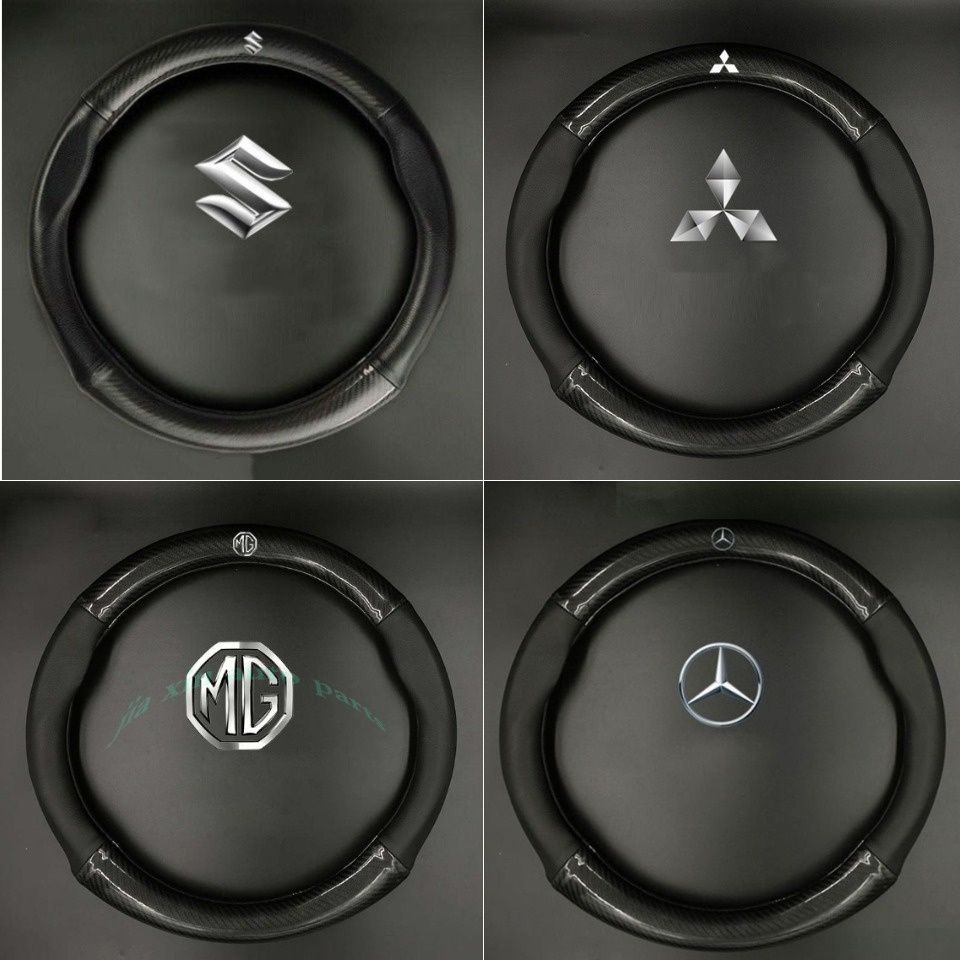 Bọc Vô Lăng ô tô Carbon cao cấp - đủ logo các hãng