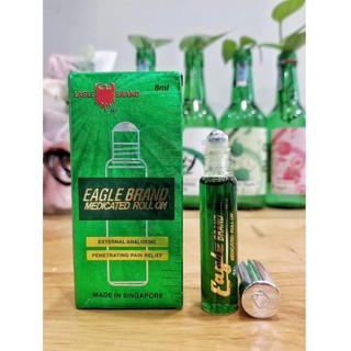 Dầu xanh Con Ó dạng chai lăn 8ml . (Dầu xịn )