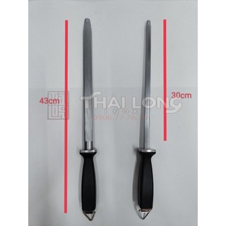 Cây mài dao / Dụng cụ liếc mài dao cán nhựa cao cấp .