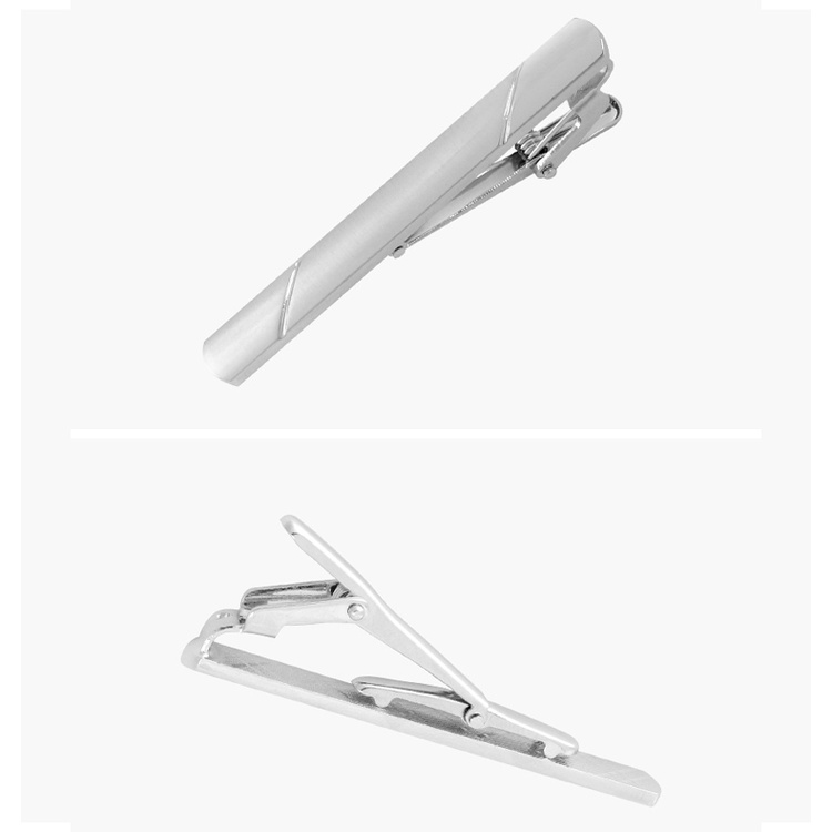 Kẹp cà vạt Nam thời trang kim loại cao cấp KCV01