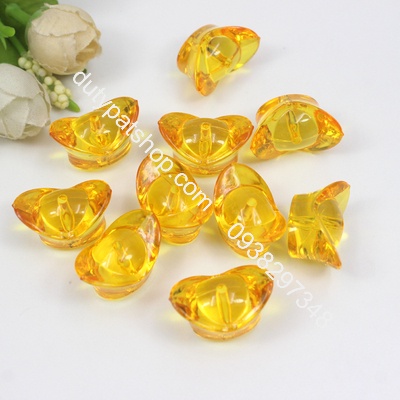 100-500gam thỏi vàng,nén vàng nhựa trong suốt làm dây treo xe hơi, treo cây trang trí handmade