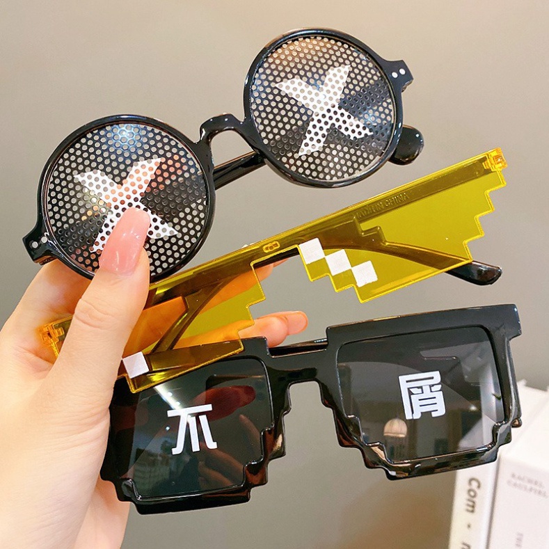 Kính Thug Life Loại 6 chấm - kính râm CỰC NGẦU MINECRAFT mẫu mã mới Hot Trend