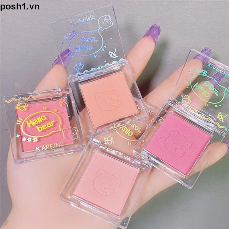 💌Phấn Má Hồng Màu Đơn Sắc Tông Lì Với Vỏ Trong Suốt Dễ Thương