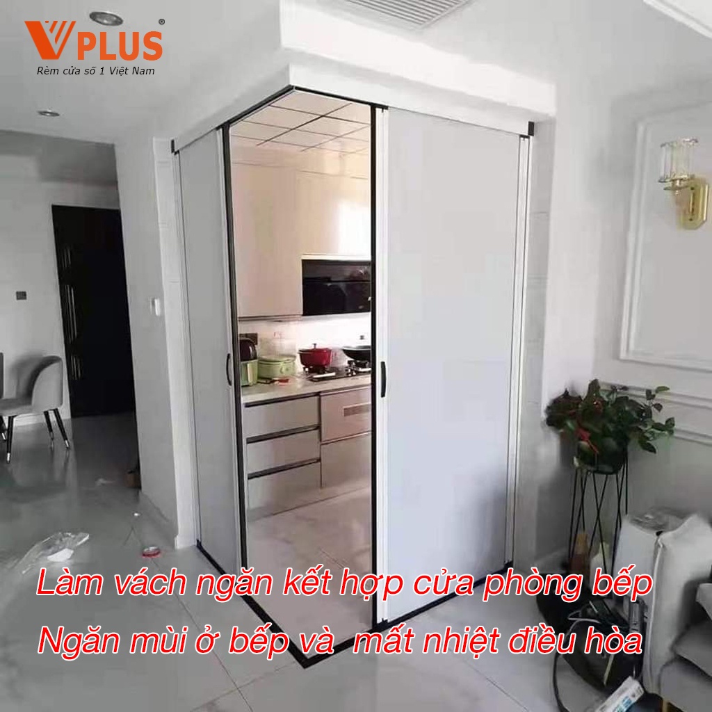 Vách Ngăn Rèm Tổ Ong Vplus, Vách Ngăn Phòng Hiện Đại, Làm Mọi Kích Thước