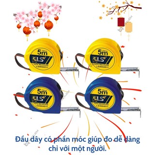 Thước vàng & xanh 2 mặt LS+
