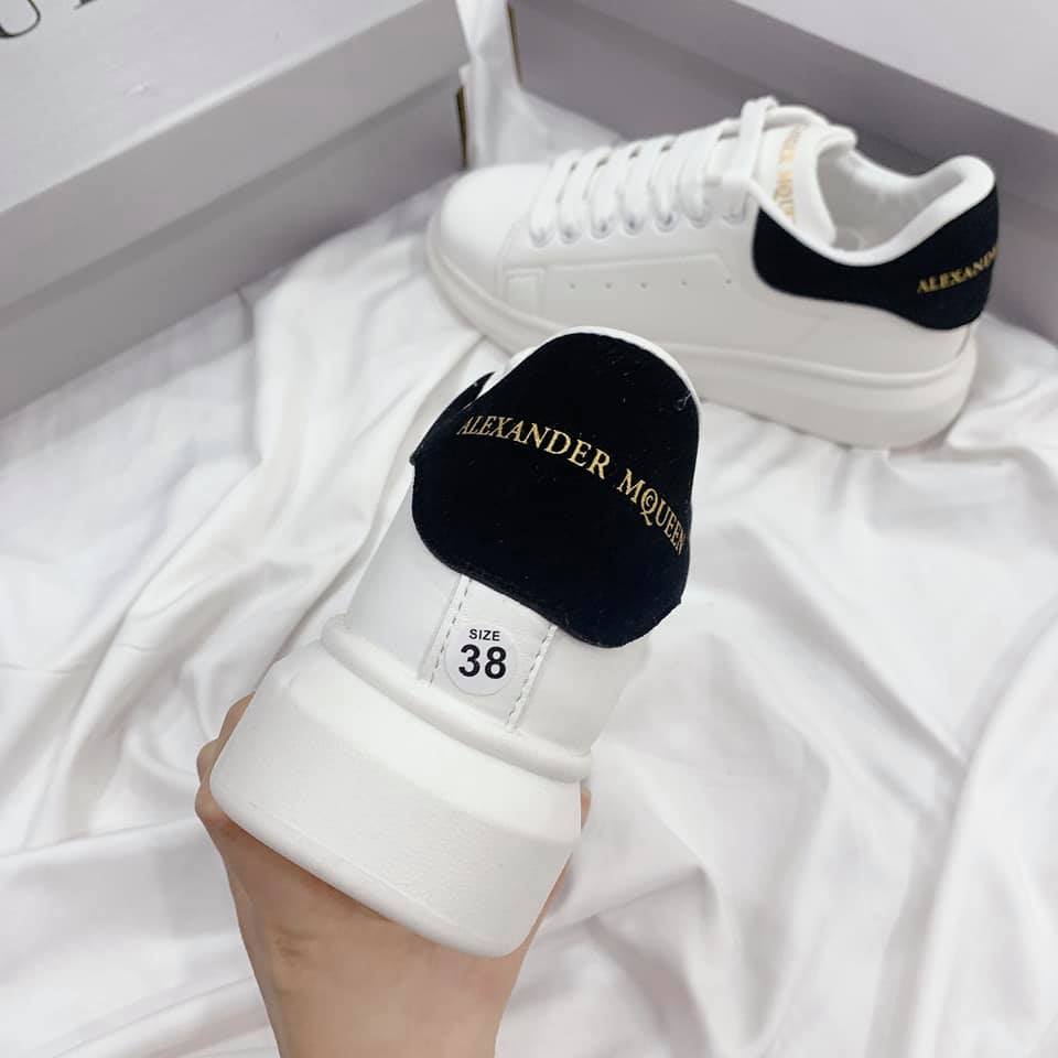 Giày Alexander Mc Queen MCQ Thể Thao Giày Độn Đế Nam Nữ Đen Trắng Thời Trang Giá Rẻ Full Box E230 Errol Sneaker