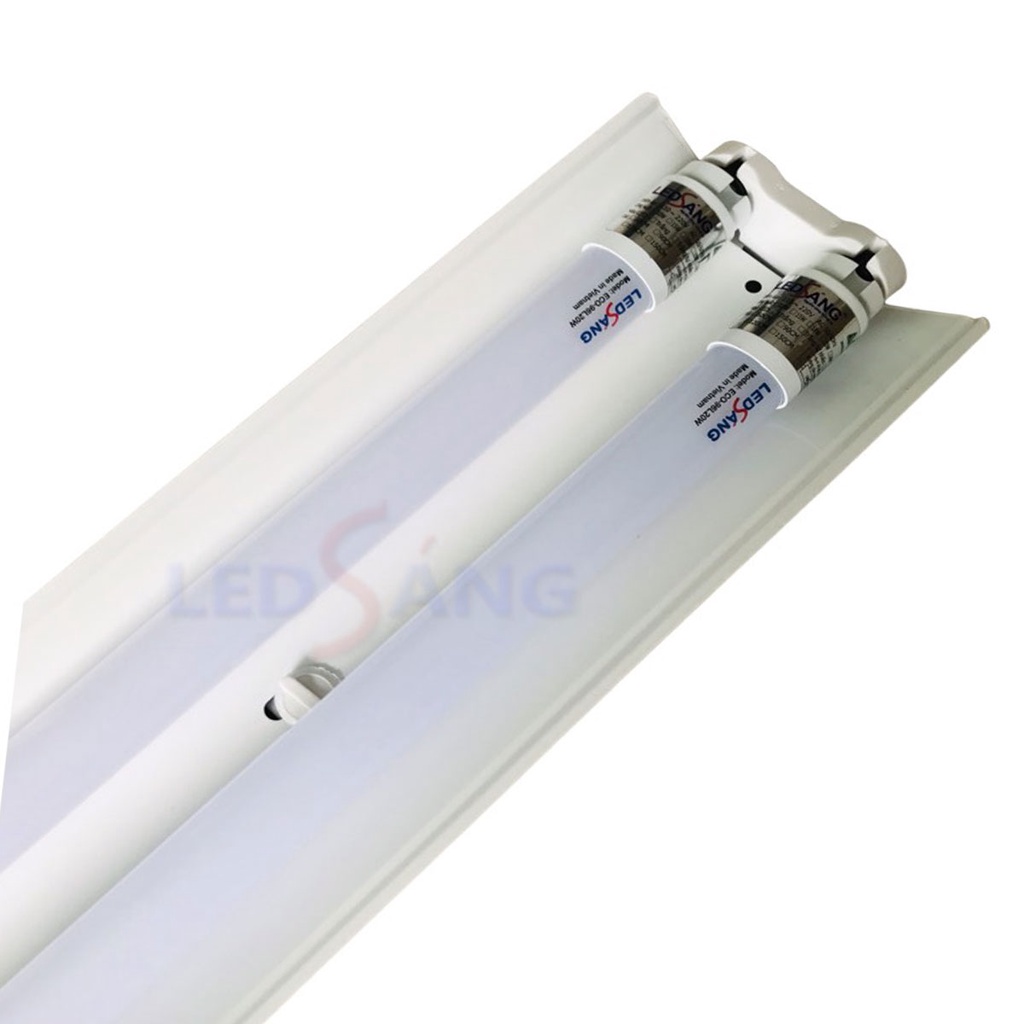 Máng Đèn LED Chóa Đôi T8 1.2M MS-CT2-120 Công Tắc