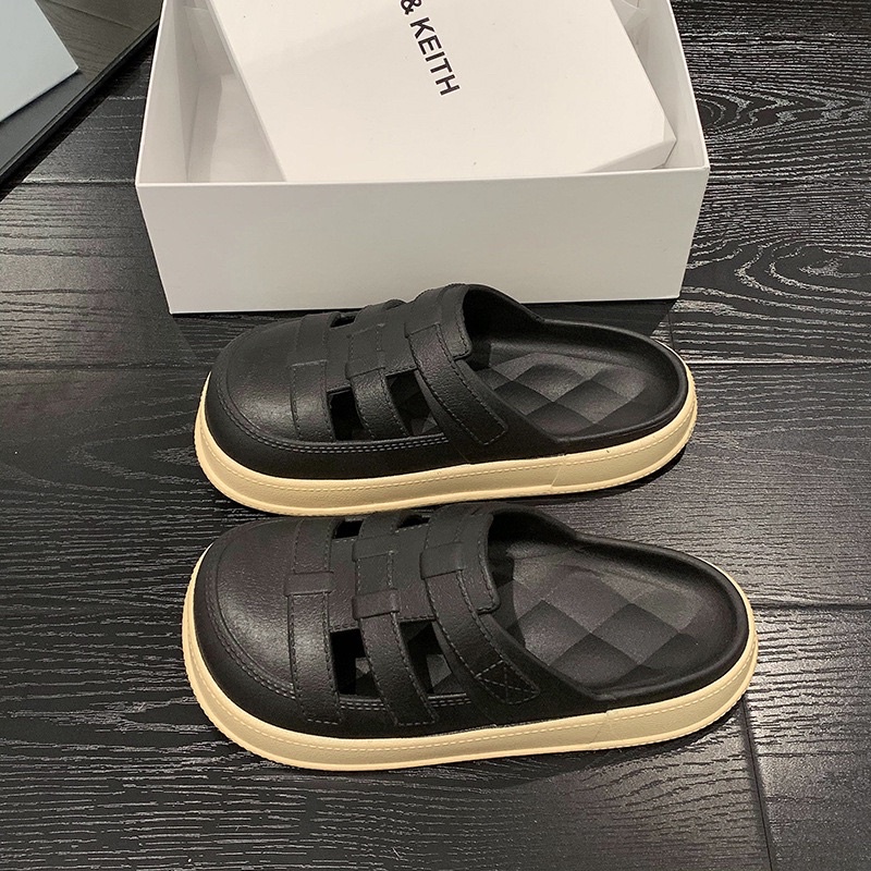 Dép Sục rọ crocs Rọ Đế Bánh Mì Êm Chân Style Vintage đi chơi siêu xinh giá rẻ