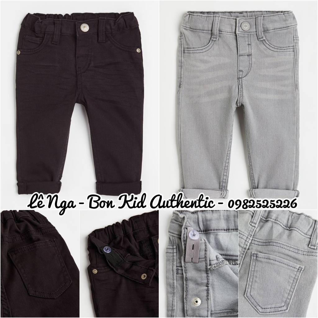 Quần cho bé Jean Denim HM US chính hãng sz từ 6-9m đến 3-4y