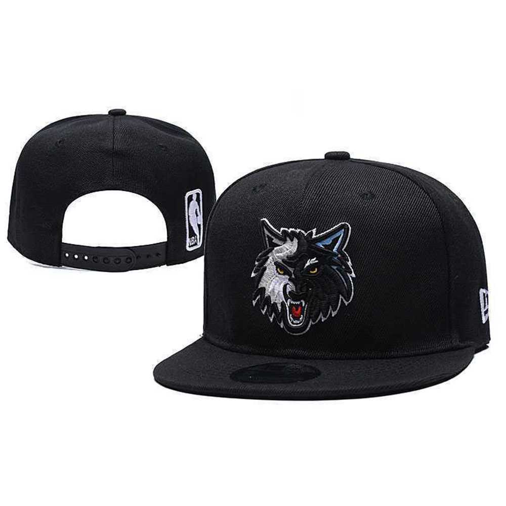 Mũ Lưỡi Trai Thể Thao Bóng Rổ NBA Cổ Điển In Hình Sói Lớn Minnesota Timberwolves Có Thể Điều Chỉnh Cho Nam Và Nữ