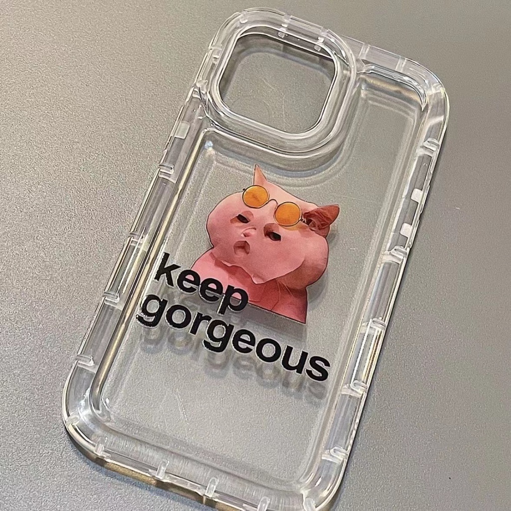 Ốp Điện Thoại TPU Mềm Trong Suốt Chống Sốc Dễ Thương Cho IPhone 14 Pro Max 13 12 11 Pro 7 8 6 6S Plus XS Max X XR