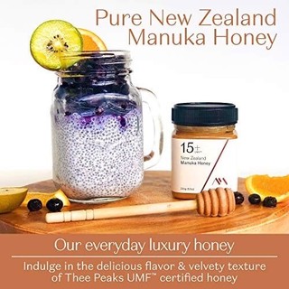 Mật Ong Manuka THREE PEAK Raw & Unpasteurized 15+ UMF 250g